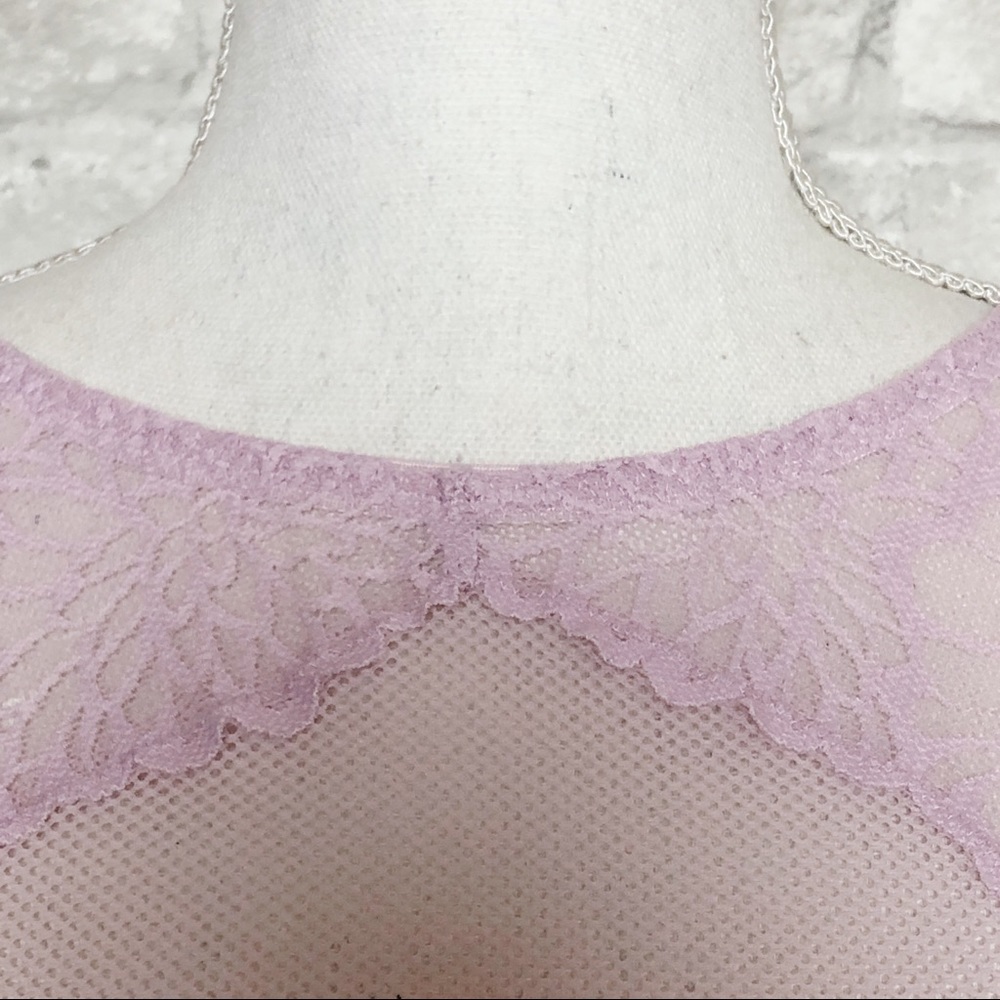 PINK VICTORIA'S SECRET Lilac Lace Bralette - Picture 6 of 16